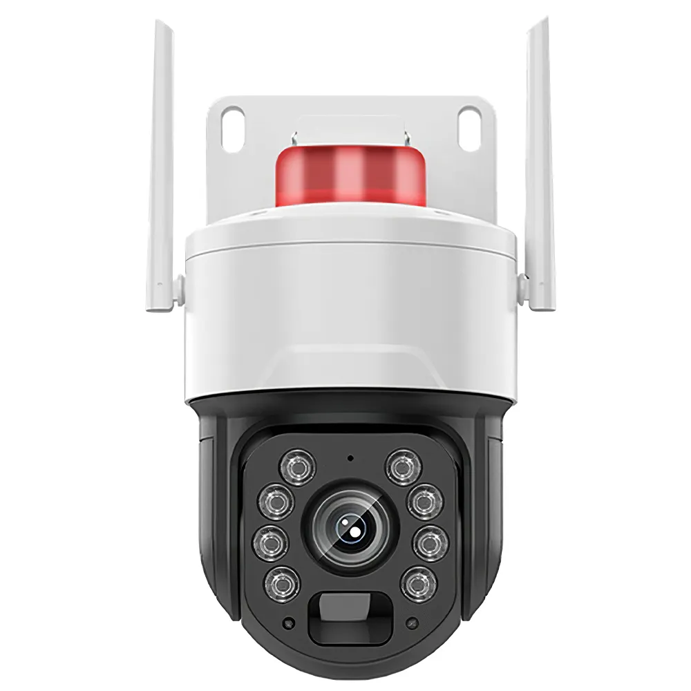 Tuya Smart 4G 5MP 30X Zoom Optique WiFi 8W Solaire 15000mAh Batterie Suivi Automatique PTZ CCTV Dôme Caméra de Surveillance Sans Fil