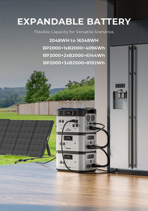 Solar <strong>Power</strong> Station <strong>Kit</strong> 3000W 3600W Solar Generator Portable <strong>Power</strong> Station for Camping Emergency - Product Image 2