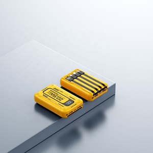 Multifunction 10000mAh Portable Type <strong>C</strong> <strong>Input</strong> <strong>Output</strong> Fast Charging Port Powerbank Built in Cable Power Bank - Product Image 2