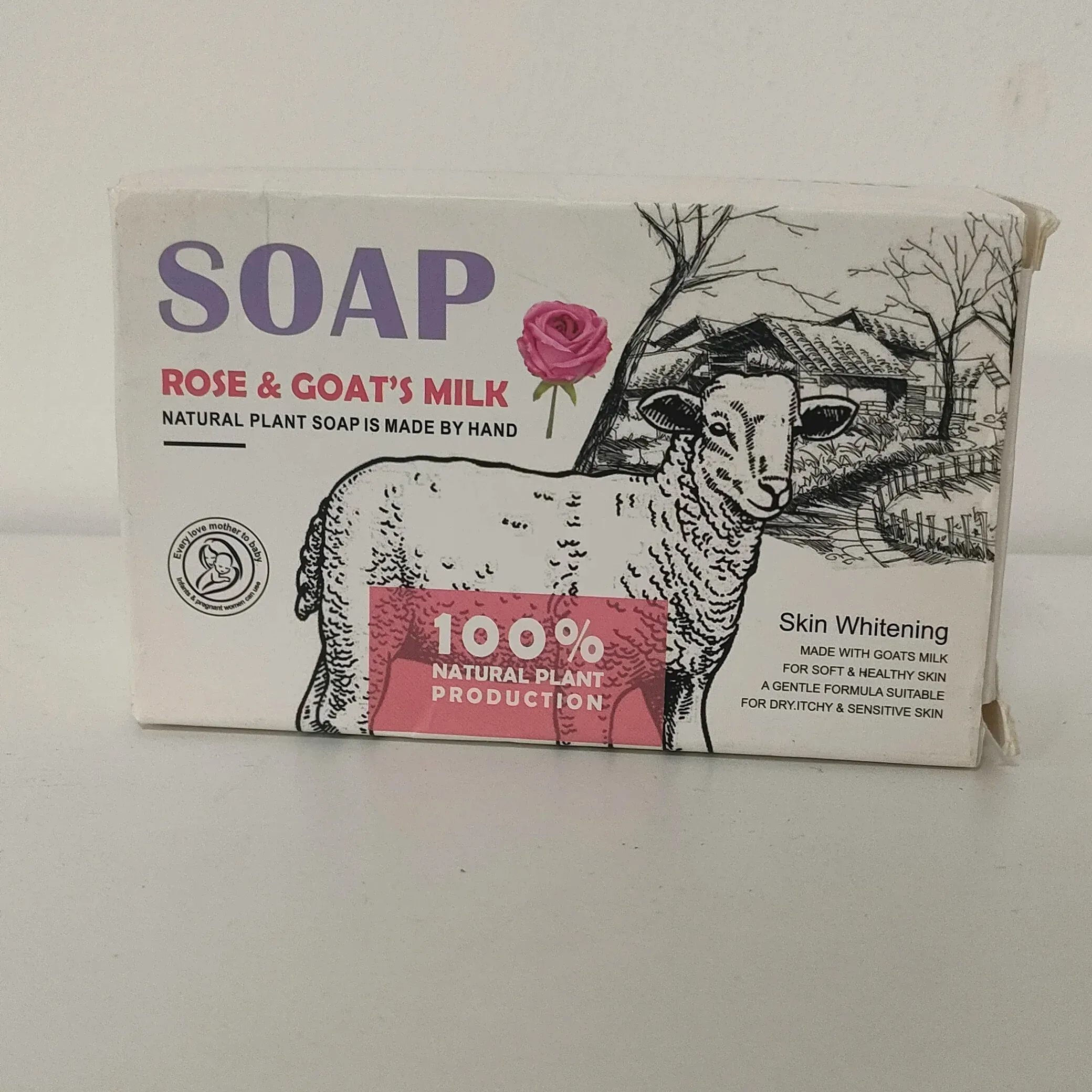 2024 New Facial Soap Bath Cleaning Soap White castile Face Body Cleansing