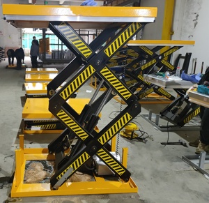 Stationary Hydraulic Scissor Lift <strong>for</strong> <strong>Loading</strong> <strong>and</strong> <strong>Unloading</strong> Containers Heavy Working <strong>Platform</strong> - Product Image 6