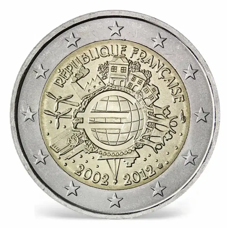 Nuovo souvenir moneta in metallo placcatura due toni moneta europea souvenir placcatura oro placcatura moneta promozionale