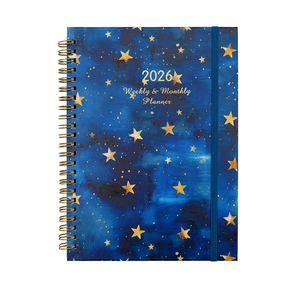 2026 pianificatore giornaliero con dimensioni A4/A5 datate con attacco a bobina indice mensile di Business Organizer taccuini Logo personalizzati - Product Image 4