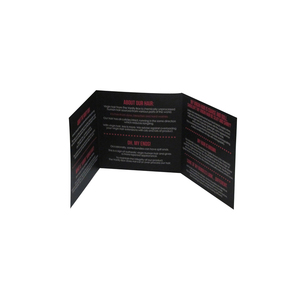 定制印刷传单海报宣传册折叠3折印刷彩色产品广告册宣传册印刷 - Product Image 2