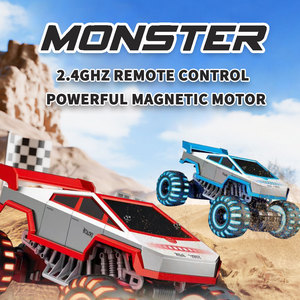 新着2.4G RCカー1/16リモコン4WDクライミング車両モデルクールライトとサウンド男の子のための最高のクリスマスギフト