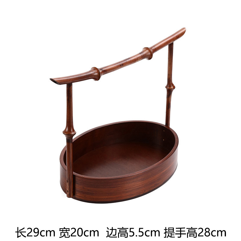 Retro oval small carrying box
