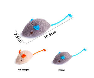 Catnip ile komik yumuşak peluş fare yavru Pet oyuncak kedi interaktif oyuncak - Product Image 2