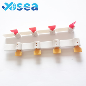 Chất lượng cao <span class=keywords><strong>Pad</strong></span> khóa an ninh mét con dấu với mã vạch nhựa với móc không gỉ an toàn mét con dấu - Product Image 1