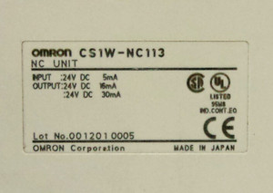 Neue und originale SPS CS1WNC113 NC-Einheit CS1WNC113 NC113 SPS-Programmier steuerung - Product Image 4