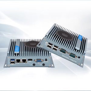 内蔵Core i3 i5 i7インダストリアルボックスコンピュータトリプルディスプレイ内蔵PC GPIO RS232 RS485デュアルLANファンレスミニPC - Product Image 3