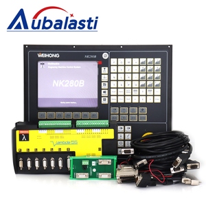 CNC Router NK280B 4-achse Linkage Integrated Control Card verwenden für Support ATC Straight Row Tool Change