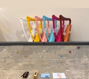Walter özel tasarım klasik üçgen şekli odası koleksiyonu müzik enstrümanı 15 dizeleri arp yeni başlayanlar için ve PRO - Product Image 6