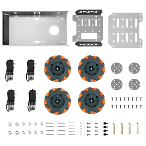 Toy Robot Vehicle Chassis Kit With Mecanum Wheels for Al Robotic <strong>Programming</strong> <strong>Learning</strong> Robot DIY - Product Image 4