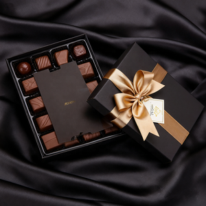 Tùy Chỉnh Sang Trọng Giáng Sinh Sô Cô La Quà Tặng Bao Bì Vật Liệu Tái Chế Cứng Nhắc Vuông Hộp Bìa Cho Đường Thực Phẩm Sử Dụng - Product Image 3