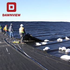 Dawnview 1mm 2mm Customized <strong>HDPE</strong> Geomembranes Sheet for the Landfill Project Dam Liner Anti-seepage Pond Liner - Product Image 2