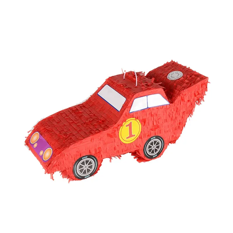 627047 22in 3d pinata carro vermelho crianças festa de aniversário suprimentos decoração de casamento design personalizado maxican fabricante barato atacado