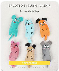 Handmade Eco-Friendly <strong>Catnip</strong> Plush Mouse Interactive Chew Toy Plush Thumb Pillow for Kitten Teeth Grinding and Dog <strong>Use</strong> - Product Image 6