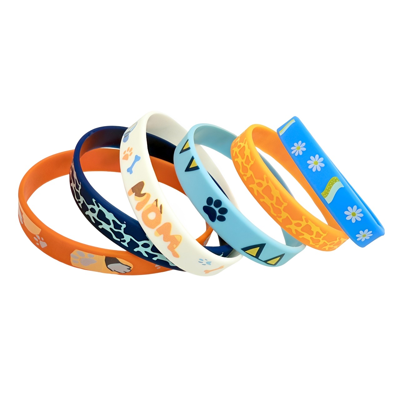 colorful Set of 6