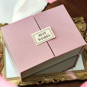 可折叠亚麻礼品盒小最小起订量彩花包装纸盒超值 - Product Image 1