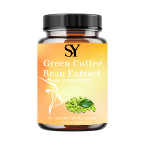 Özel etiket ODM yeşil kahve çekirdeği özütü kapsül diyet takviyesi desteği sağlıklı iştah ve ağırlık yönetimi fonksiyonu - Product Image 1