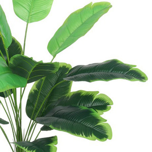 Nhân Tạo Màu Xanh Lá Cây Du Lịch Của Chuối Chậu Cây Thân Thiện Với Môi Dễ Dàng Bảo Trì Phòng Khách Văn Phòng Bàn Trang Trí Trang Trí Khách Sạn - Product Image 2