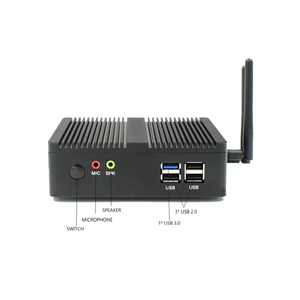 EGLOBAL TDP 10W J1900 CPU Mini PC 2 RJ45 Giga LAN 2 RS232 COM VESA montaj fansız mini pc için endüstriyel sınıf alan - Product Image 5