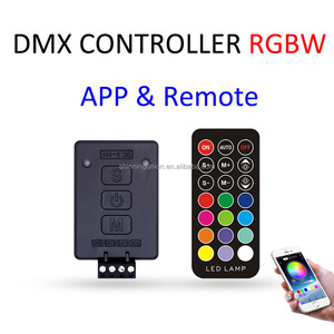 Мини DMX 512 контроллер консоли с радиочастотным адаптером дистанционного управления и приложение для телефона для сценического освещения RGBW Светодиодная лампа двигателя - Product Image 2