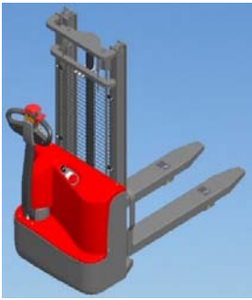 DC永久磁石駆動モーターと強力なパワーを備えた電気パレットスタッカーシリーズTBD12 - Product Image 5