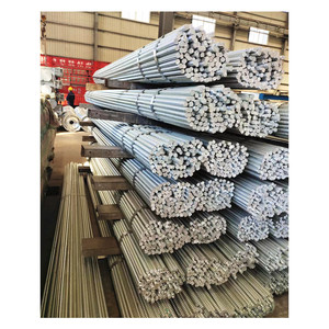 Çin tedarik galvanizli çelik çubuk donatı fiyat çelik çubuk sıcak haddelenmiş beton demir çubuk