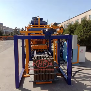 Multi-Hollow blocco che fa la macchina QT4-15S automatica per la fabbricazione di mattoni con Pallet elevatore e blocco Stacker per il costo della manodopera - Product Image 3