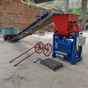 Mobile Mini Automatic Concrete Cement Ziegel-und Block herstellungs maschine Automatische Ziegel herstellungs maschine - Product Image 5