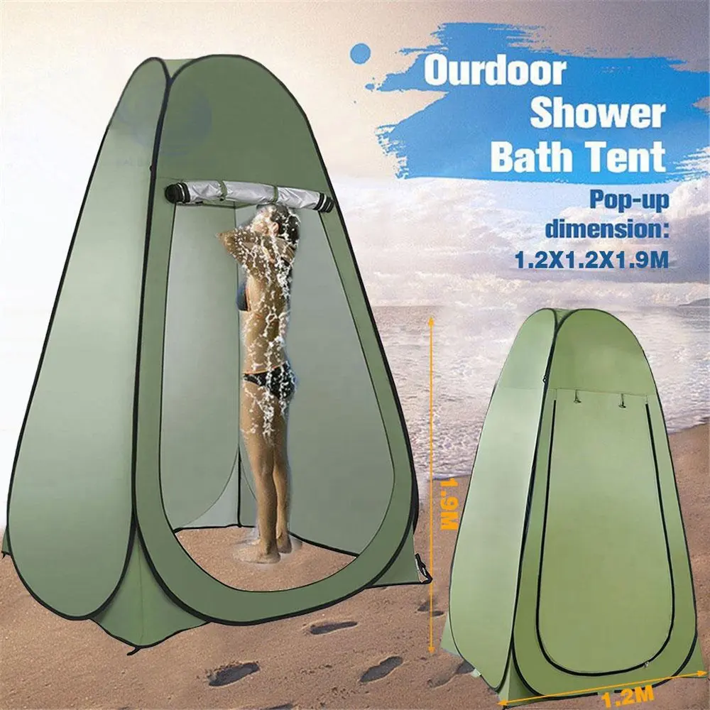 Tragbare Privatsphäre im Freien Badezimmer Strand Mobile Dusch zelt Camping Umkleidekabine Badezelt Pop Up Moving Toilets