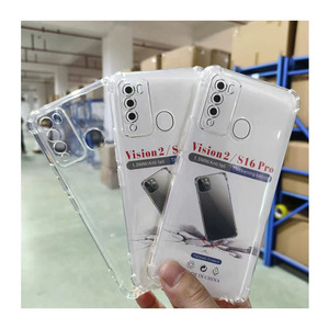 Yumuşak TPU telefon kılıfı 4 köşe anti-sonbahar kabuk şeffaf kapak Itel S18Pro S17 için cep telefonu kılıfı telefon kılıfı - Product Image 2