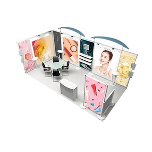 Venta al por mayor Trade Show Display Photo Booth Shell Exhibition Stand Eventos Decoración equipo Shell esquema cabina plegable pop-up - Product Image 3