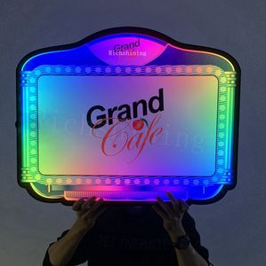 LED Board Sign mit Acryl flasche Presenter RGB Farbdisplay Partys Ostern Halloween Weihnachten Message Board App-Programm - Product Image 2