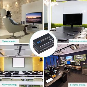 HDMI 4-Port için 4K @ 60Hz ses çıkarıcı Switcher kutusu ile IR kablosuz uzaktan 4x1 Video anahtarı AC için HDMI Switcher için yeni marka - Product Image 6