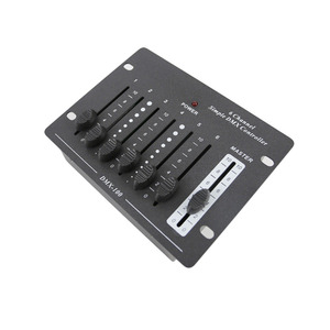 Mini 6-Channel DMX512 <strong>Controller</strong> for <strong>LED</strong> Par &amp; DJ Lights Simple Console <strong>with</strong> DC9V Adapter for Party Supplies - Product Image 5