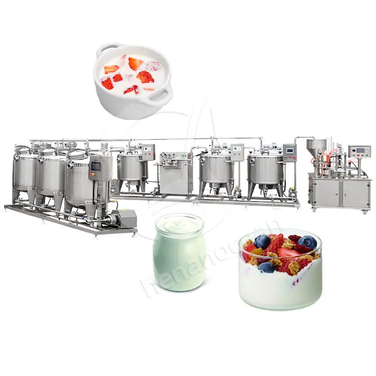 OCEAN Pasteurizadore Esterilizador lácteo Calentador de leche Yogurt 500l Pasteurización Línea de producción de yogur