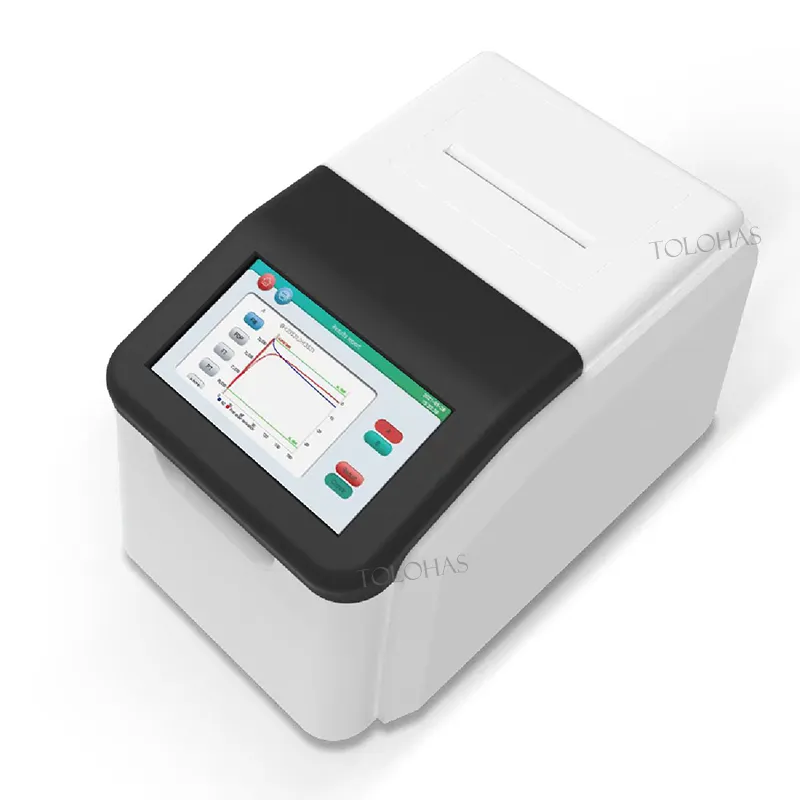 LHW100V Machine de Coagulation vétérinaire entièrement automatique, analyseur combiné de chimie, coaguomètre de sang POCT