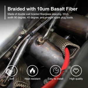 Protezione per stivali in titanio con candela ad alta temperatura in fibra di vetro - Product Image 4