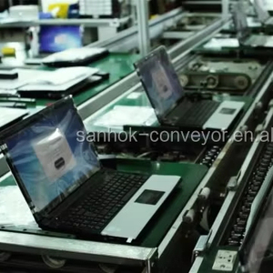Línea de fabricación de PC semiautomática-Sistema transportador de ensamblaje de computadoras portátiles y de escritorio-Estaciones de trabajo personalizables