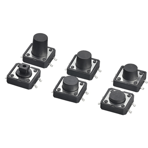 DTSM-21NV 12x12mm piccolo on off interruttore 12v interruttori tattili 4 pin momentaneo dpdt mini pulsante - Product Image 3
