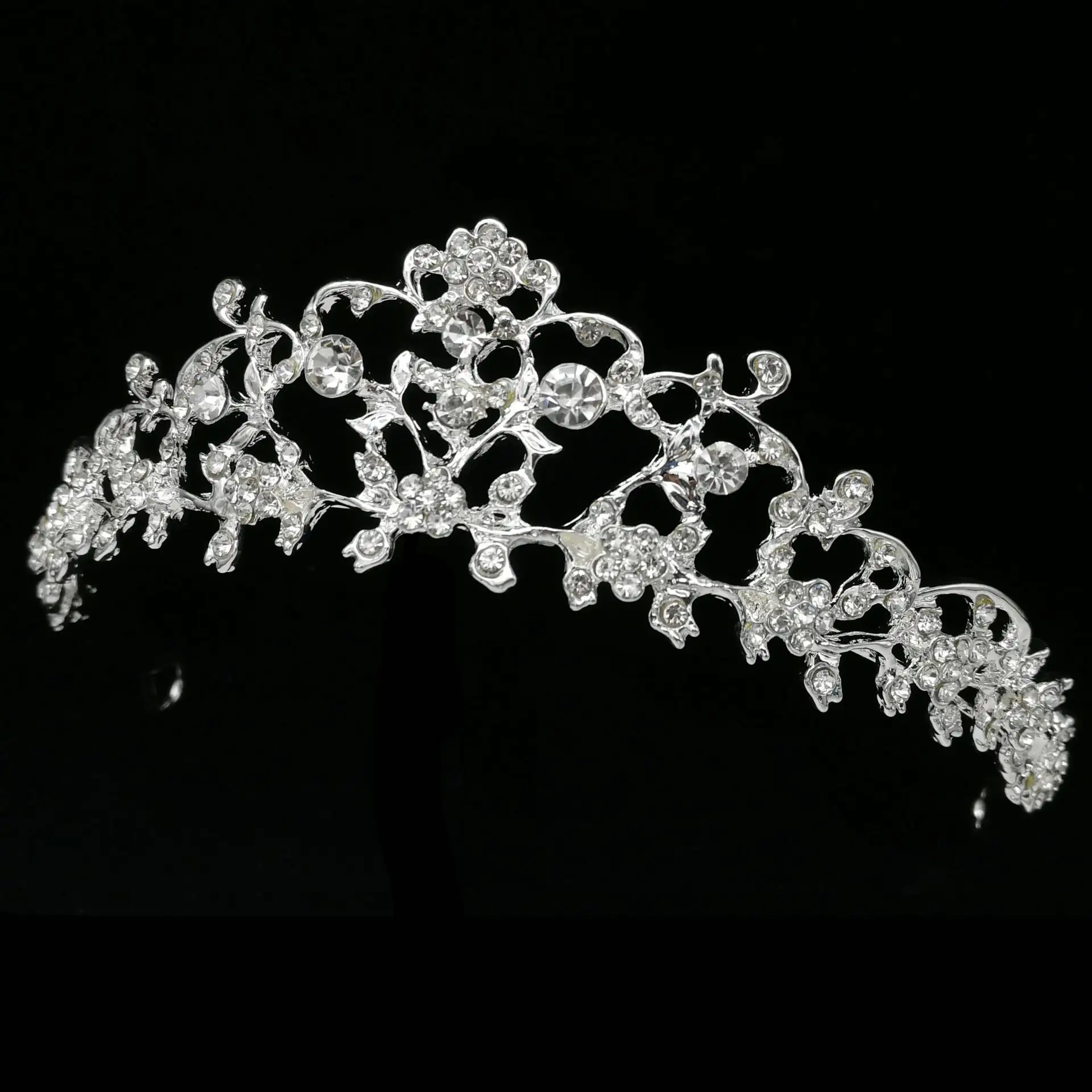 Atacado New Crown Headpieces Strass Cristal Tiaras E Coroas Casamento Tiara Coroa Nupcial