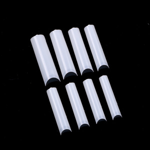 TSZS Newest ABS Clear Natural False Nail <strong>Tips</strong> Straight No C Curve Half Cover Nails <strong>Tip</strong> Extra Long 2XL Coffin Fingernails <strong>Tip</strong> - Product Image 2