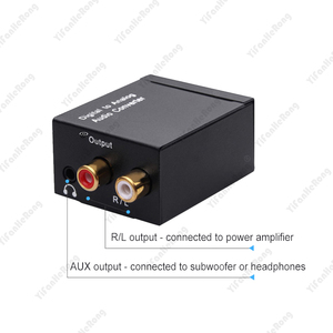 Convertidor Digital a analógico DAC fibra Coaxial óptica SPDIF a RCA adaptador de Audio Jack de 3,5mm con adaptador de Cable óptico - Product Image 4