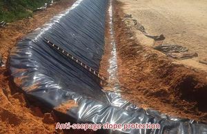 Endüstriyel tasarım tarzı yüksek kalite 1.2mm 1.5mm kalın renkli HDPE PVC LDPE LLDPE PE geomembran gölet Liner için barajlar balık göletler - Product Image 2