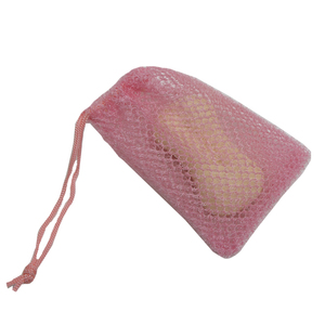 6 warna nilon Afrika tas sabun pembersih tas untuk sabun Bar dengan penutup tali serut kantong jala untuk pengelupasan - Product Image 4