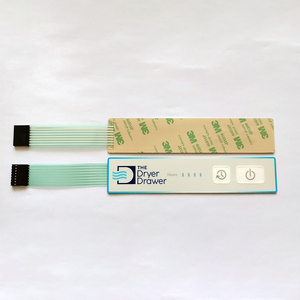 Interruttori LED pannello di controllo adesivo tastiera overlayfunzione interruttore tattile a membrana personalizzato membrana interruttore a membrana - Product Image 4