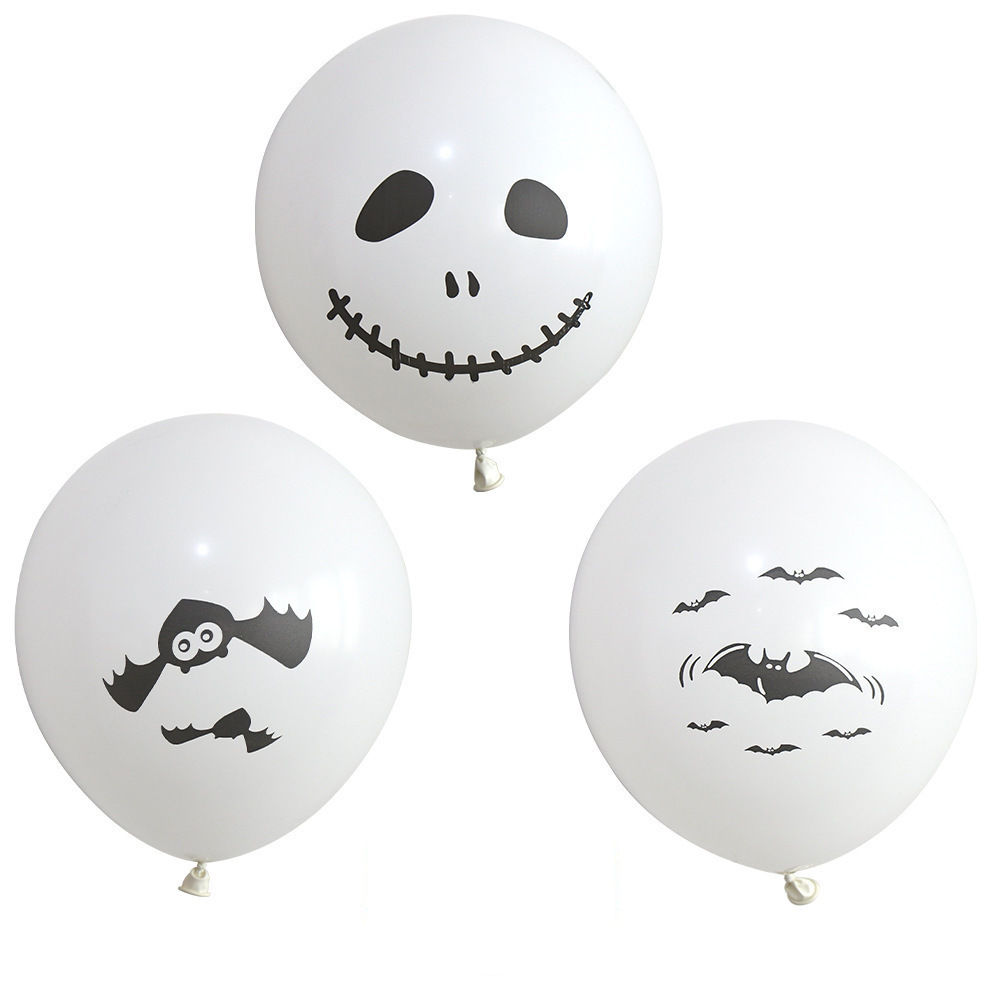 12" Design Bianchi Casuali di Halloween (100 pezzi)