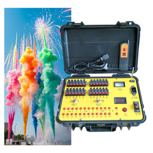 Bánh pháo hiển thị bảy màu đám mây tốt lành bán buôn đám cưới giáng sinh cho hệ thống bắn pháo hoa điện - Product Image 1